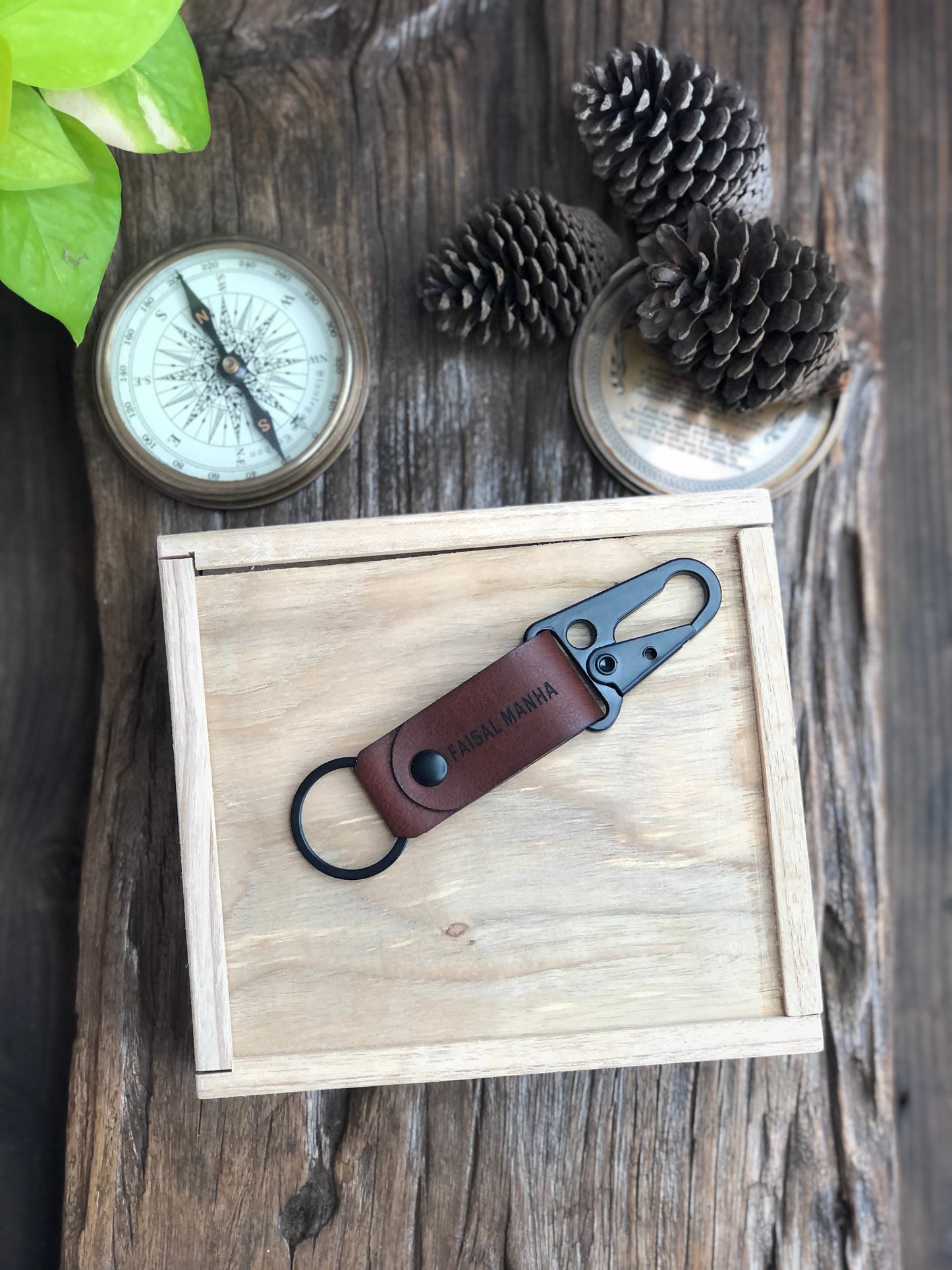 leather keyfob